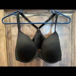 Victorias secret 34DD black bra front closure